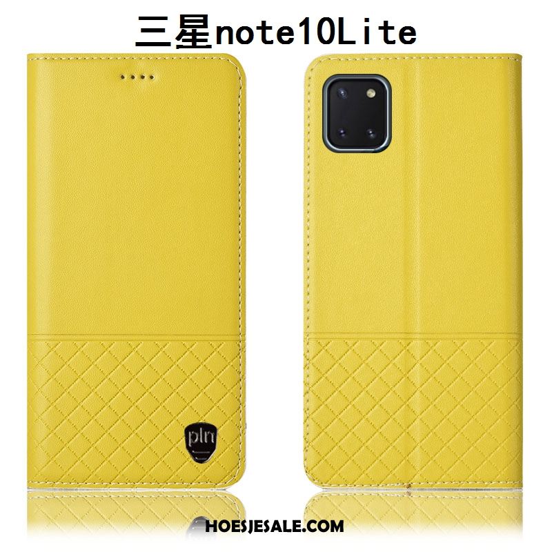Samsung Galaxy Note 10 Lite Hoesje Hoes Bescherming Ster Leren Etui Mobiele Telefoon Goedkoop