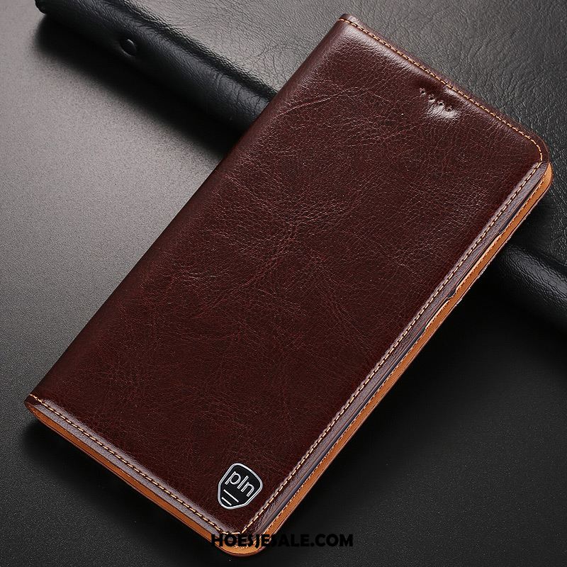 Samsung Galaxy Note 10 Lite Hoesje Hoes Leren Etui Anti-fall Folio Patroon Goedkoop