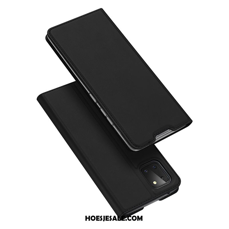 Samsung Galaxy Note 10 Lite Hoesje Siliconen Folio Nieuw Kaart Zacht Goedkoop