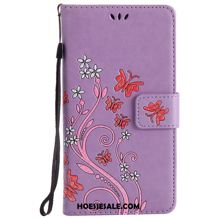 Samsung Galaxy Note 4 Hoesje All Inclusive Mobiele Telefoon Purper Bescherming Clamshell Korting