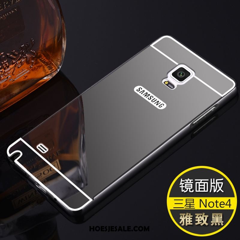 Samsung Galaxy Note 4 Hoesje All Inclusive Omlijsting Metaal Persoonlijk Bescherming Online