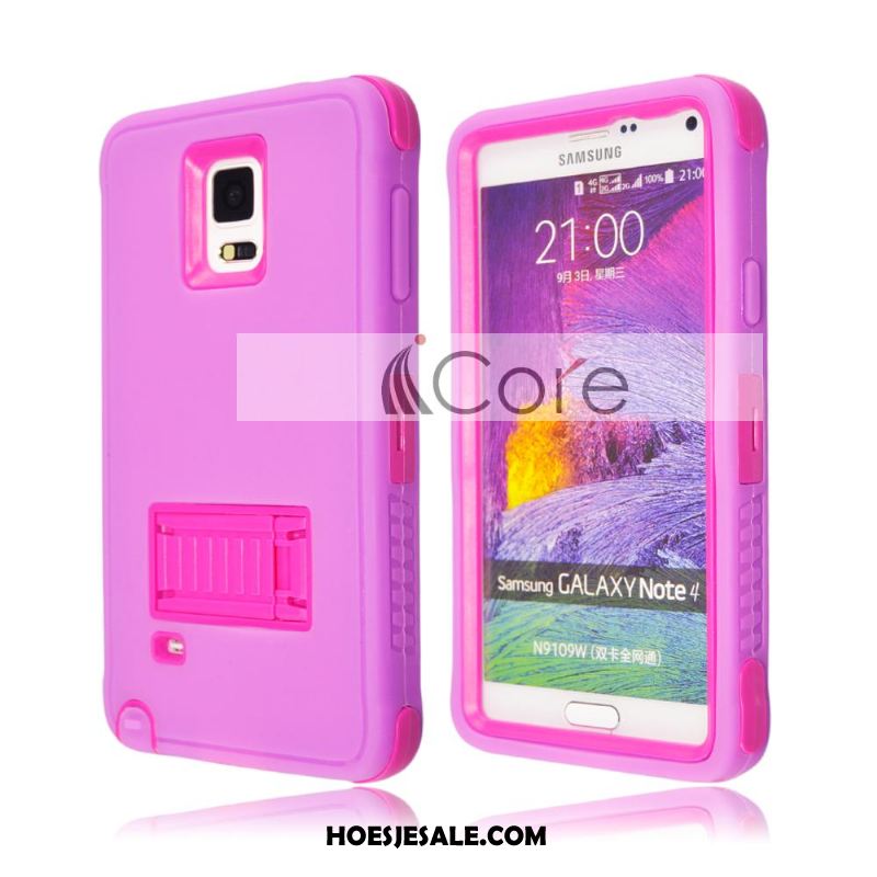 Samsung Galaxy Note 4 Hoesje Anti-fall Blauw Ster Hoes Purper Online