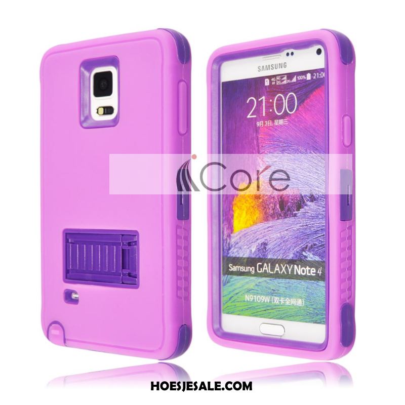 Samsung Galaxy Note 4 Hoesje Anti-fall Blauw Ster Hoes Purper Online