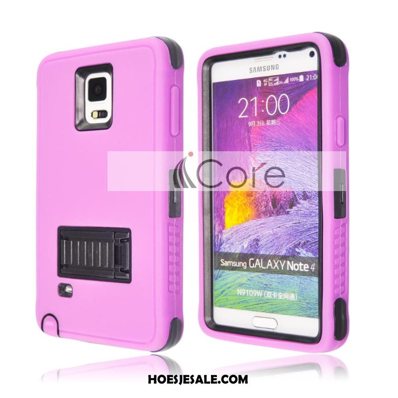 Samsung Galaxy Note 4 Hoesje Anti-fall Blauw Ster Hoes Purper Online