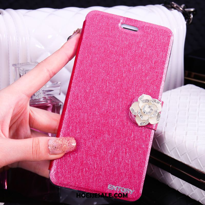 Samsung Galaxy Note 4 Hoesje Anti-fall Hoes Leren Etui Folio Zwart Korting