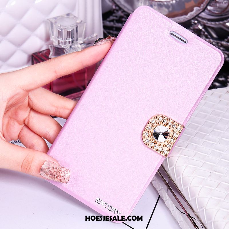 Samsung Galaxy Note 4 Hoesje Anti-fall Hoes Leren Etui Folio Zwart Korting