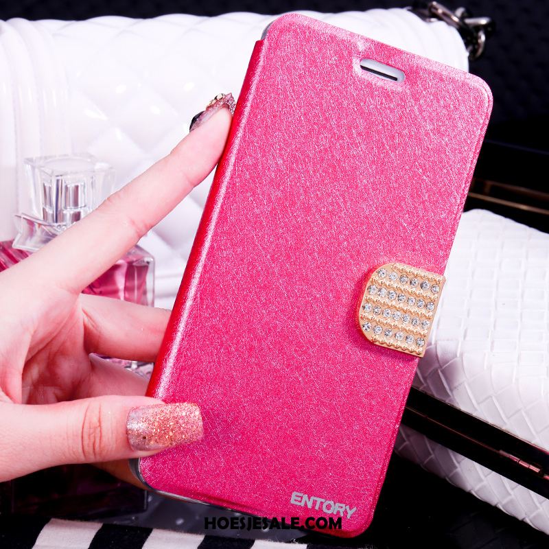 Samsung Galaxy Note 4 Hoesje Anti-fall Hoes Leren Etui Folio Zwart Korting