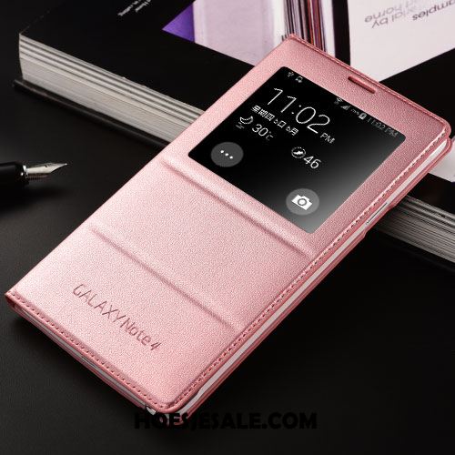 Samsung Galaxy Note 4 Hoesje Anti-fall Roze Mobiele Telefoon Hoes Ster Korting