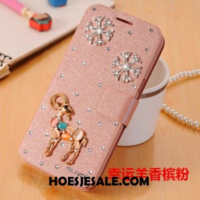 Samsung Galaxy Note 4 Hoesje Bescherming Hoes Blauw Mobiele Telefoon Leren Etui Goedkoop