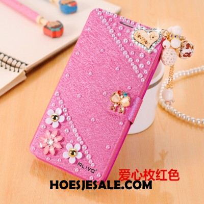 Samsung Galaxy Note 4 Hoesje Bescherming Hoes Blauw Mobiele Telefoon Leren Etui Goedkoop