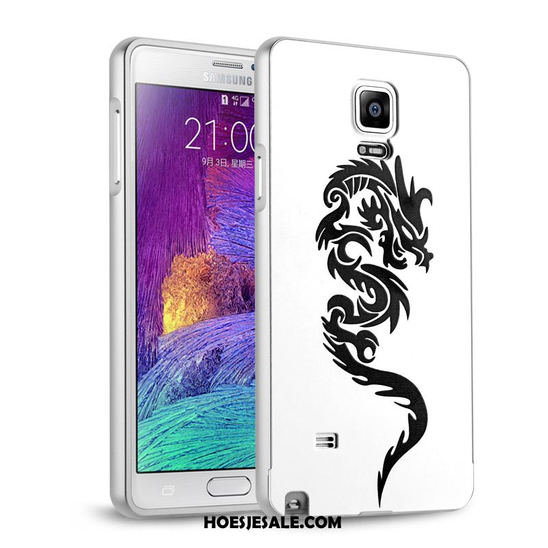 Samsung Galaxy Note 4 Hoesje Bescherming Omlijsting Ster Trend Zwart Online