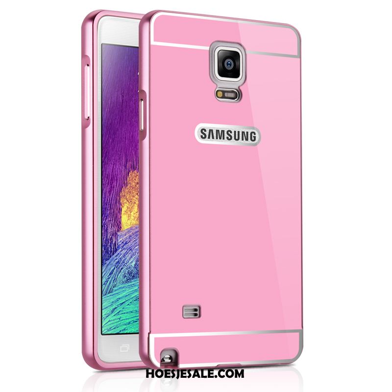 Samsung Galaxy Note 4 Hoesje Bescherming Omlijsting Ster Trend Zwart Online