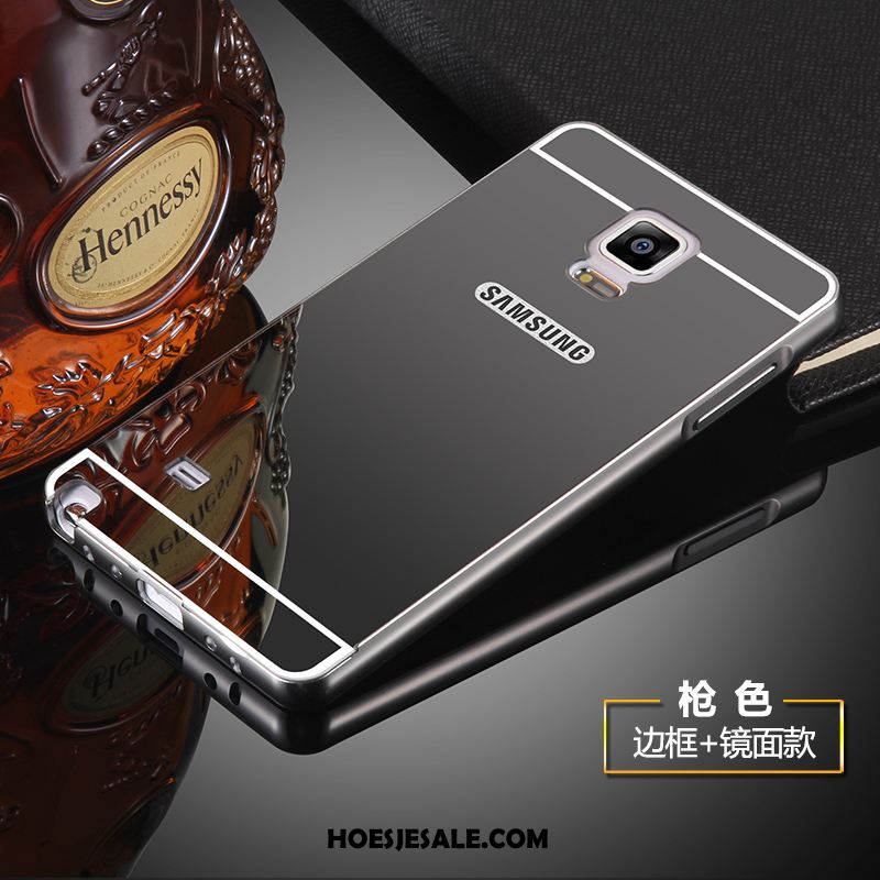 Samsung Galaxy Note 4 Hoesje Bescherming Omlijsting Ster Trend Zwart Online