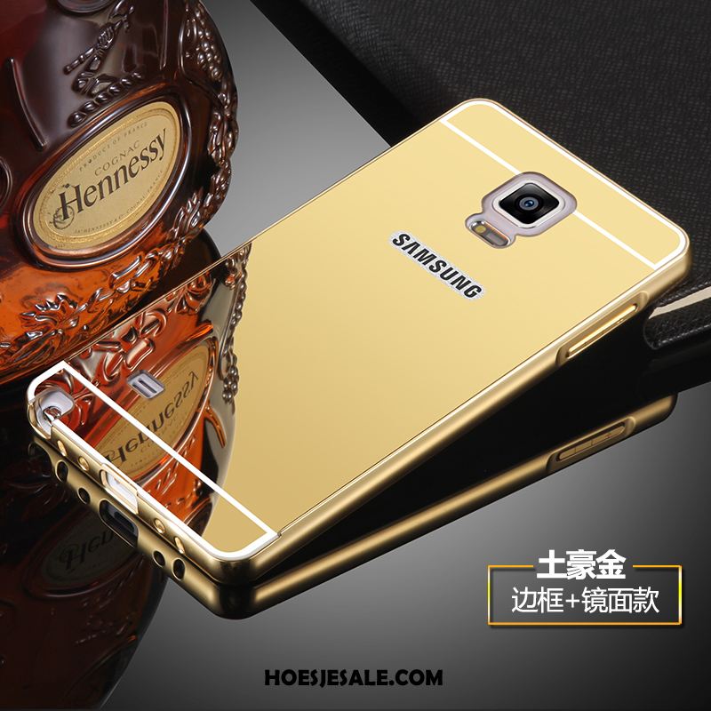 Samsung Galaxy Note 4 Hoesje Bescherming Omlijsting Ster Trend Zwart Online