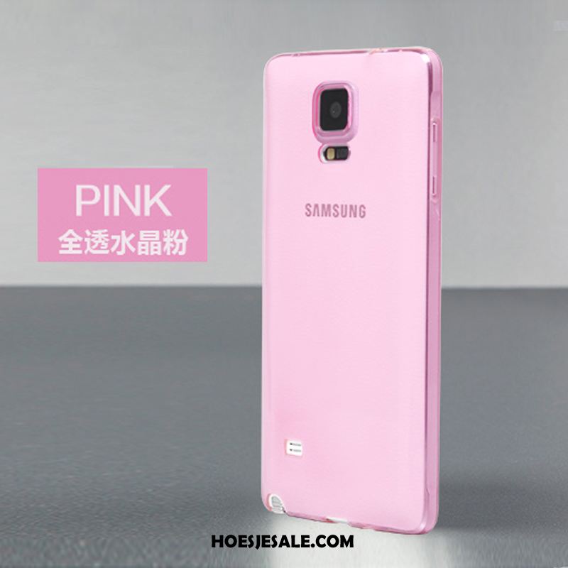 Samsung Galaxy Note 4 Hoesje Doorzichtig Zacht Bescherming Siliconen Hoes Aanbiedingen