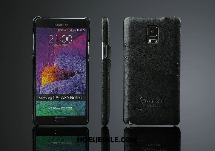 Samsung Galaxy Note 4 Hoesje Echt Leer Ster Bedrijf Mobiele Telefoon Soort Aziatische Vrucht Kopen