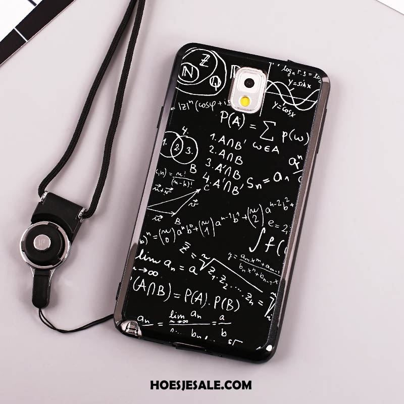 Samsung Galaxy Note 4 Hoesje Grijs Zwart Ster Hanger Hoes Goedkoop