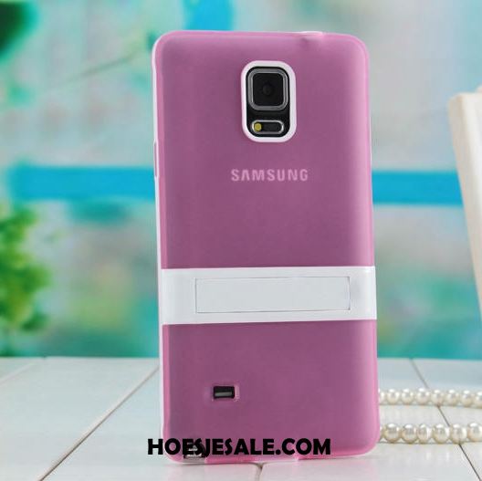 Samsung Galaxy Note 4 Hoesje Groen Siliconen Ondersteuning Hoes Mobiele Telefoon Online