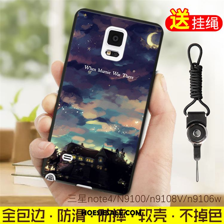 Samsung Galaxy Note 4 Hoesje Hoes Siliconen Ster Kunstleer Schrobben Kopen