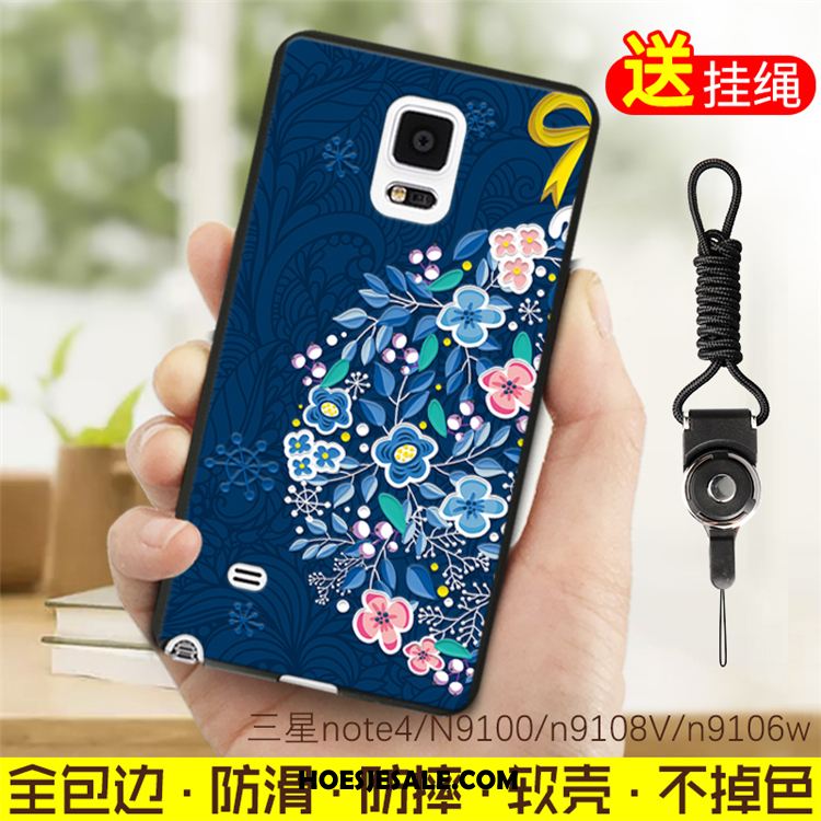 Samsung Galaxy Note 4 Hoesje Hoes Siliconen Ster Kunstleer Schrobben Kopen
