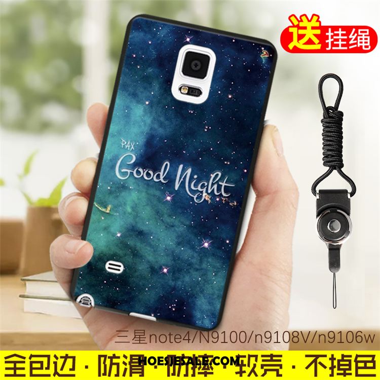 Samsung Galaxy Note 4 Hoesje Hoes Siliconen Ster Kunstleer Schrobben Kopen