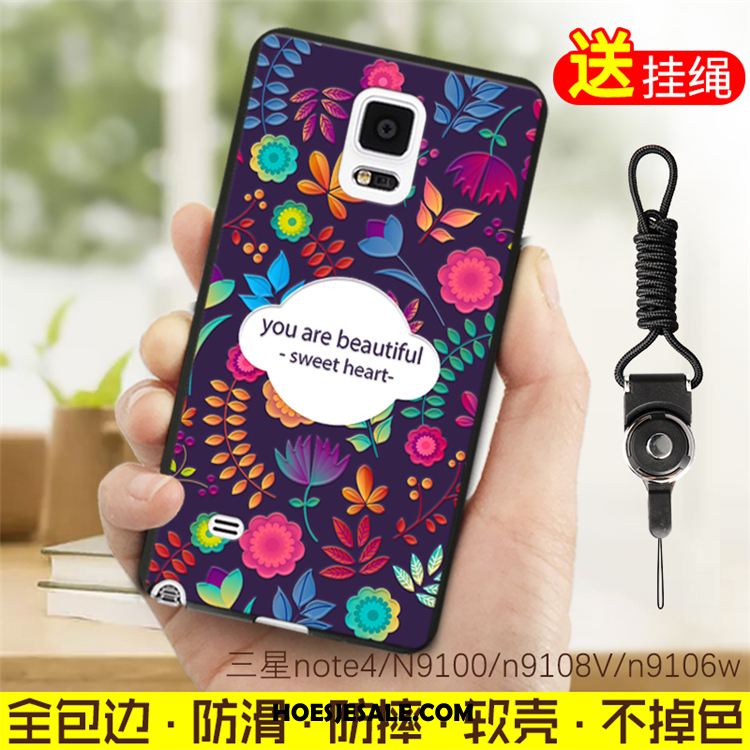 Samsung Galaxy Note 4 Hoesje Hoes Siliconen Ster Kunstleer Schrobben Kopen