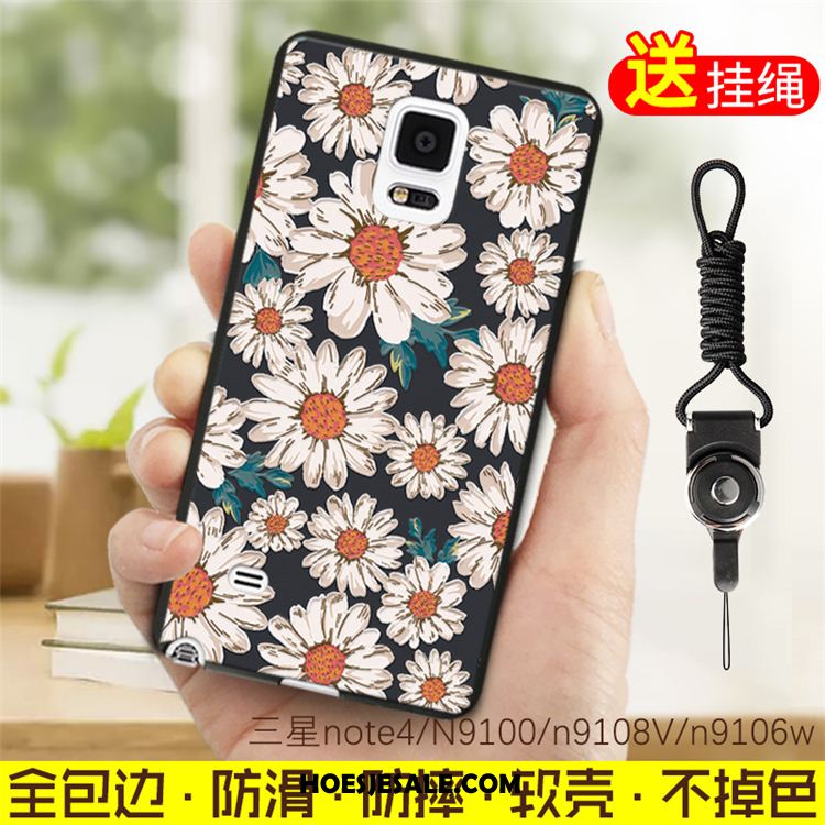 Samsung Galaxy Note 4 Hoesje Hoes Siliconen Ster Kunstleer Schrobben Kopen