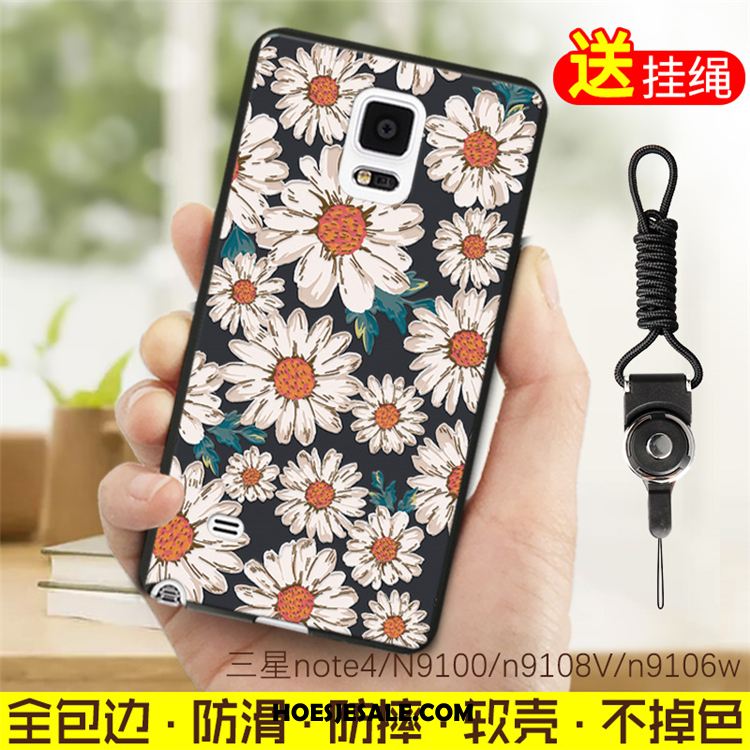 Samsung Galaxy Note 4 Hoesje Hoes Siliconen Ster Kunstleer Schrobben Kopen