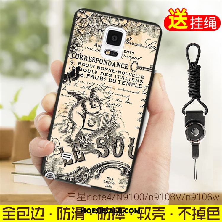 Samsung Galaxy Note 4 Hoesje Hoes Siliconen Ster Kunstleer Schrobben Kopen