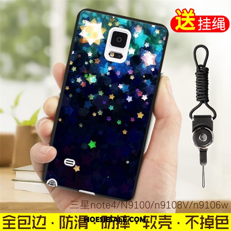 Samsung Galaxy Note 4 Hoesje Hoes Siliconen Ster Kunstleer Schrobben Kopen