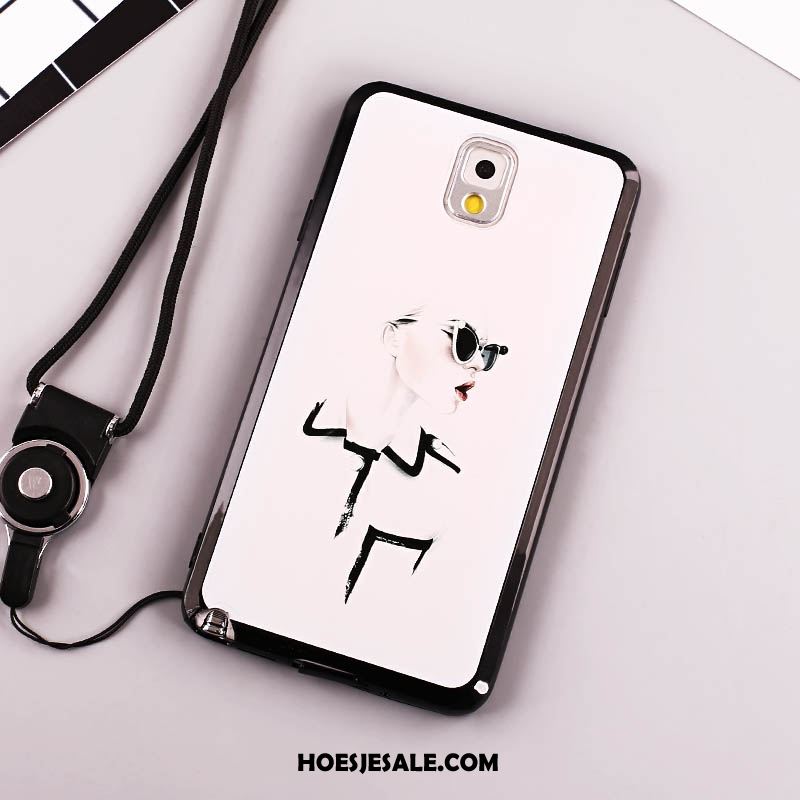 Samsung Galaxy Note 4 Hoesje Hoes Ster Siliconen Wit Hanger Online
