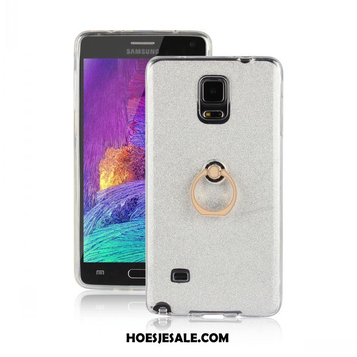 Samsung Galaxy Note 4 Hoesje Mobiele Telefoon Roze Ring Wit Bescherming Online