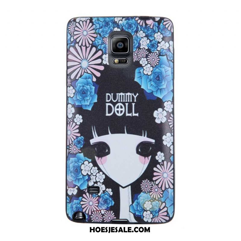 Samsung Galaxy Note 4 Hoesje Purper Bescherming Hoes Spotprent Mobiele Telefoon Winkel