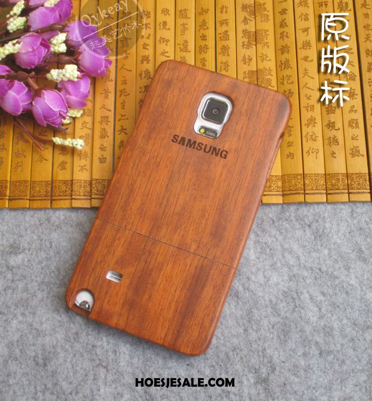 Samsung Galaxy Note 4 Hoesje Reliëf Bescherming Nieuw Hoes Hout Online