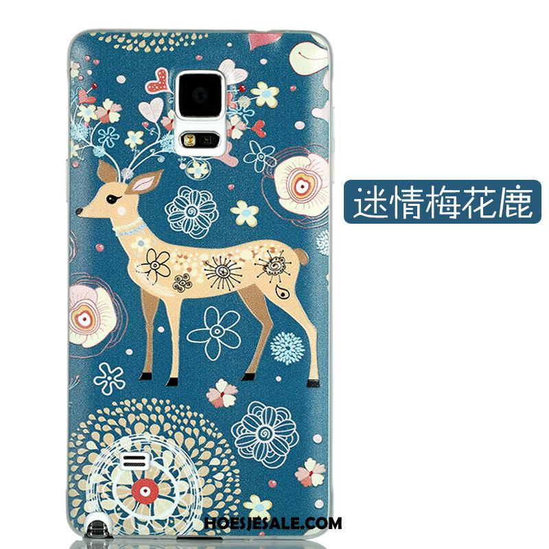 Samsung Galaxy Note 4 Hoesje Schrobben Achterklep Scheppend Bescherming Groen Online