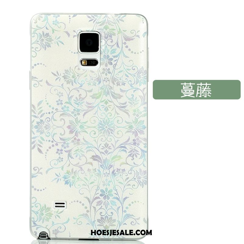 Samsung Galaxy Note 4 Hoesje Schrobben Achterklep Scheppend Bescherming Groen Online