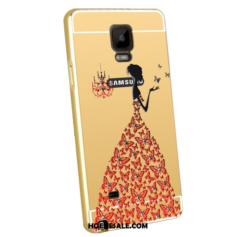 Samsung Galaxy Note 4 Hoesje Ster Metaal Bescherming Spiegel Plating Kopen