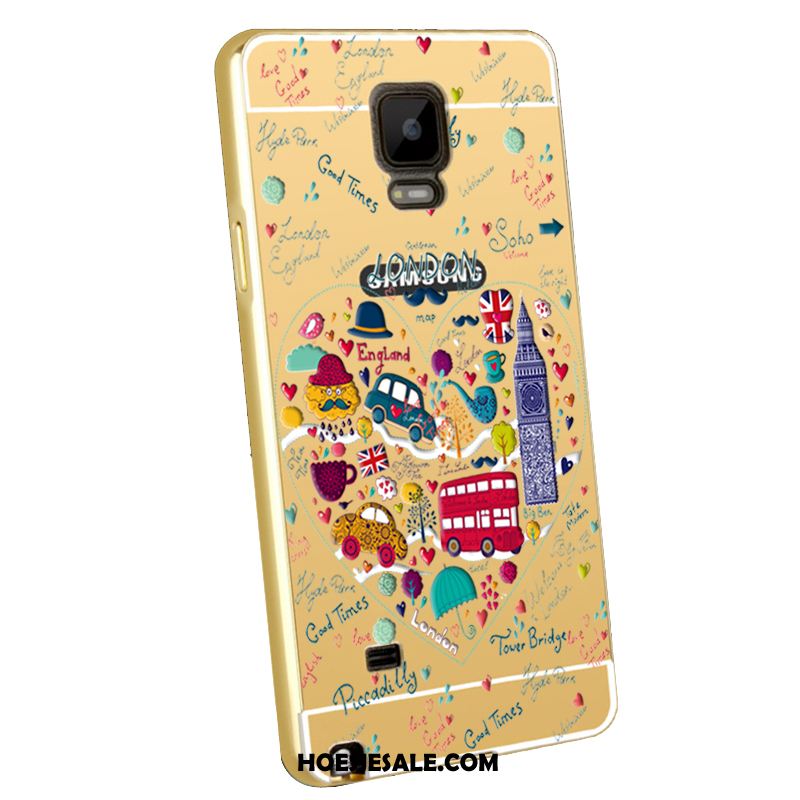 Samsung Galaxy Note 4 Hoesje Ster Metaal Bescherming Spiegel Plating Kopen