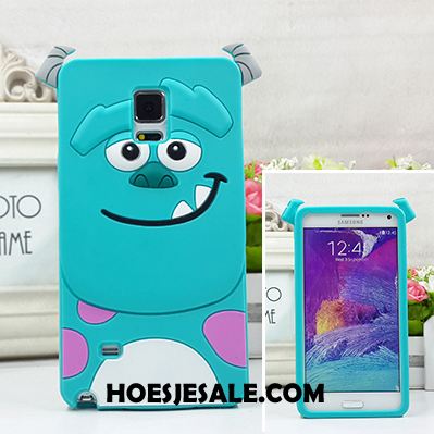 Samsung Galaxy Note 4 Hoesje Ster Scheppend Mobiele Telefoon Siliconen Blauw Goedkoop