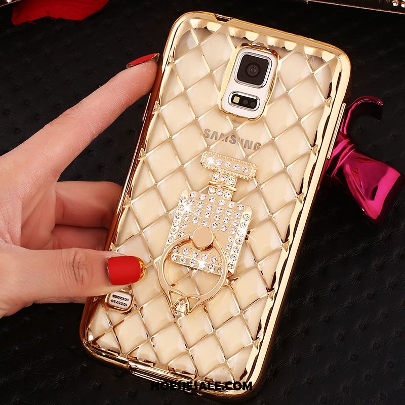 Samsung Galaxy Note 4 Hoesje Strass Hoes Zacht Roze Bescherming Korting