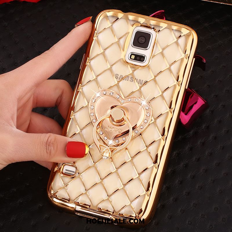 Samsung Galaxy Note 4 Hoesje Strass Hoes Zacht Roze Bescherming Korting