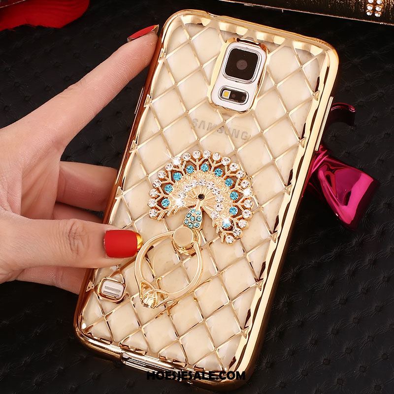 Samsung Galaxy Note 4 Hoesje Strass Hoes Zacht Roze Bescherming Korting