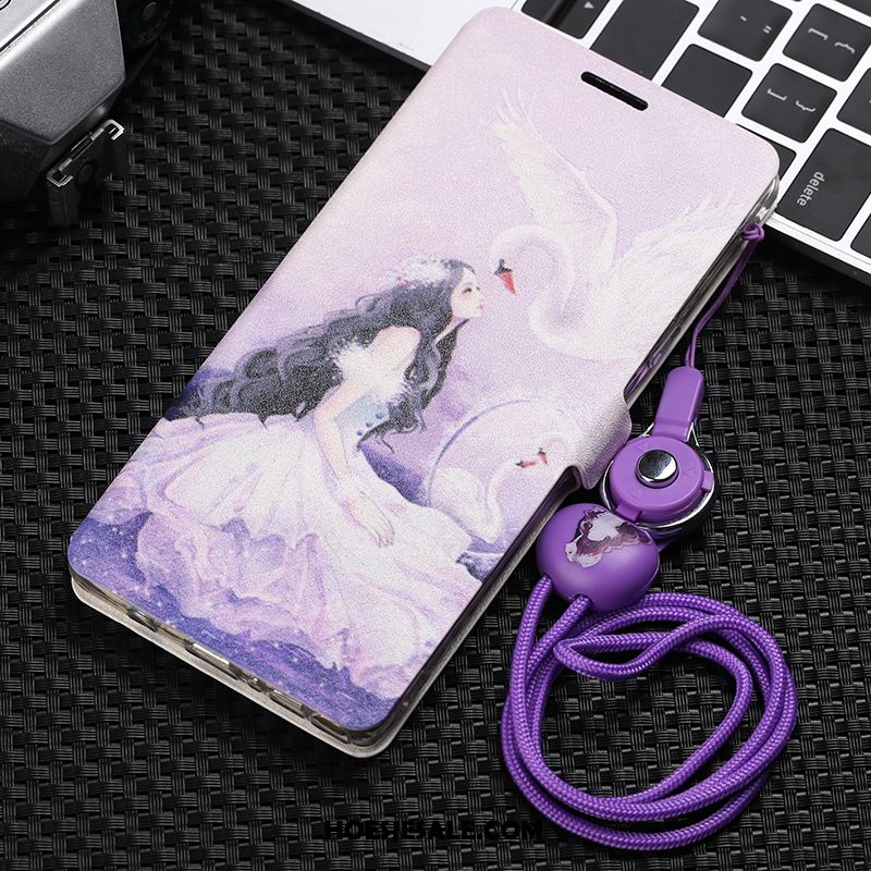 Samsung Galaxy Note 8 Hoesje All Inclusive Purper Anti-fall Bescherming Clamshell Kopen