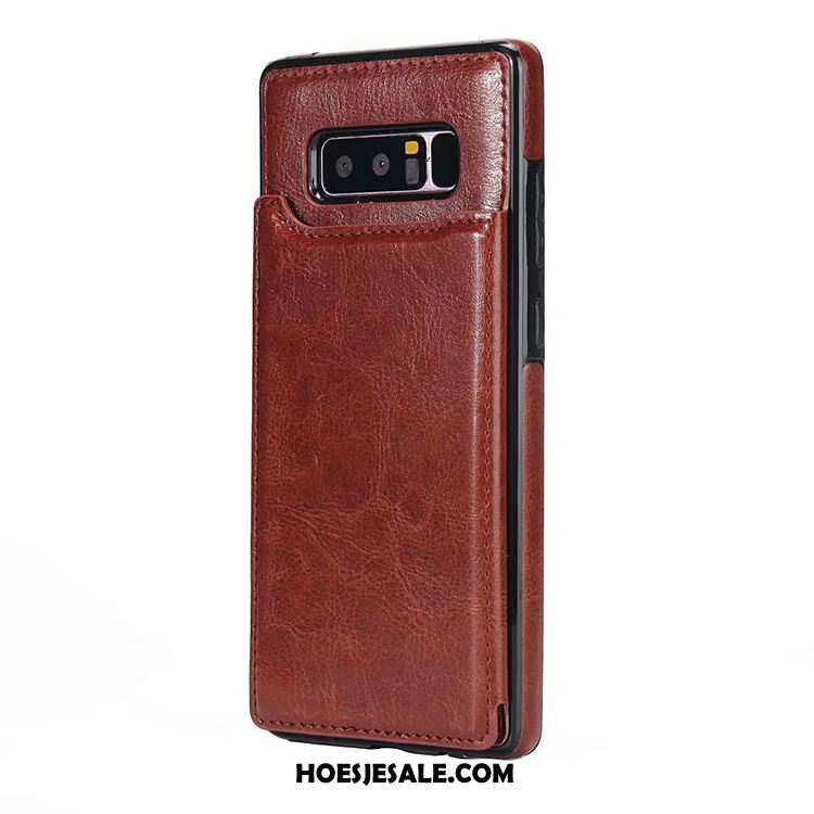 Samsung Galaxy Note 8 Hoesje Anti-fall Leren Etui All Inclusive Ster Folio Kopen