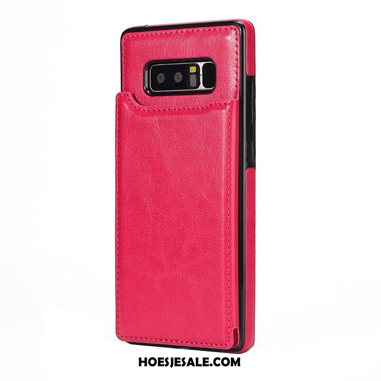 Samsung Galaxy Note 8 Hoesje Anti-fall Leren Etui All Inclusive Ster Folio Kopen