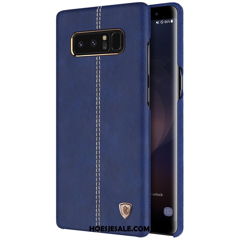 Samsung Galaxy Note 8 Hoesje Bescherming Leren Etui Hoes Mobiele Telefoon Anti-fall