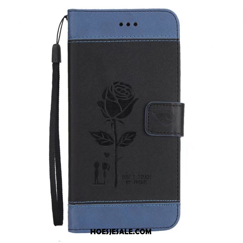 Samsung Galaxy Note 8 Hoesje Kaart Folio Ster Bescherming Rood