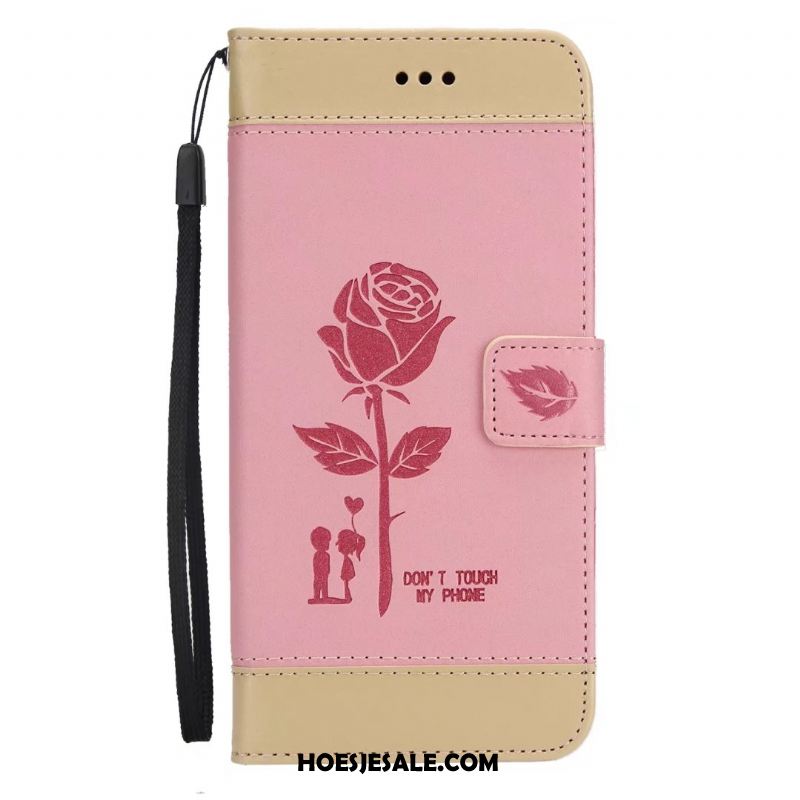 Samsung Galaxy Note 8 Hoesje Kaart Folio Ster Bescherming Rood