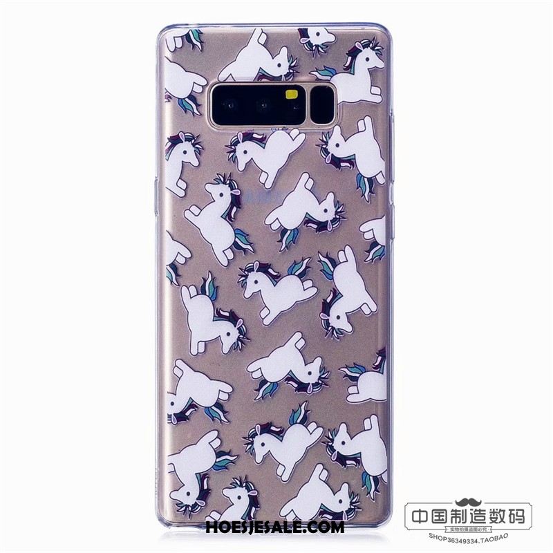 Samsung Galaxy Note 8 Hoesje Kleur Zacht Hoes Mobiele Telefoon Trendy Merk Kopen