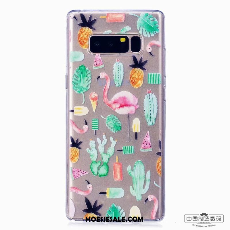 Samsung Galaxy Note 8 Hoesje Kleur Zacht Hoes Mobiele Telefoon Trendy Merk Kopen